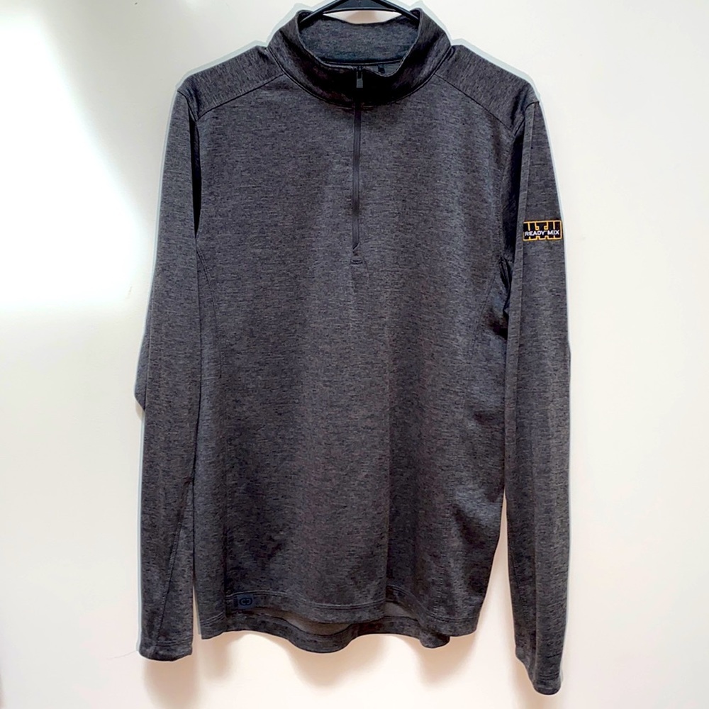 OGIO Quarter Zip Performance Shirt Jacket Gray